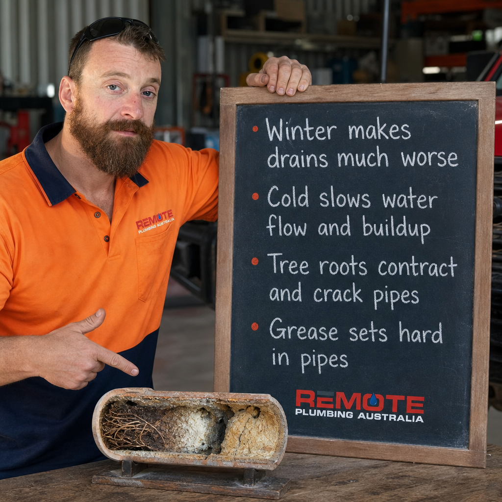Why Blocked Drains Get Worse in Winter (Mildura)